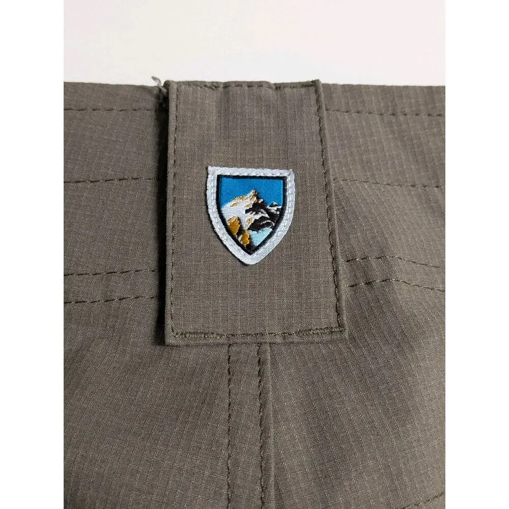 Kuhl Mens Silencr Kargo 42x10 Hiking Ripstop Shorts Outdoor Casual Stretch Khaki